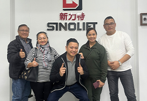 philippian customers recently visited sinolift company
